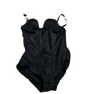 Flexees 36B Easy Up Strapless Firm Control Bodybriefer‎ 1256 Black